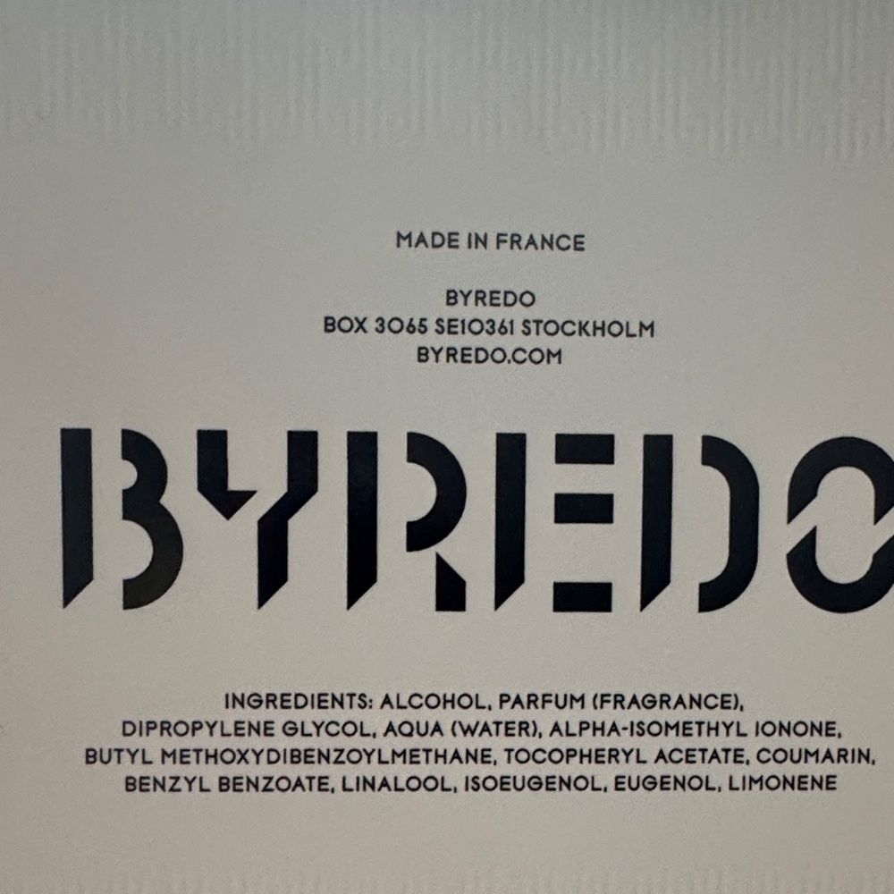 Byredo Mumbai Noise BOX ONLY - Picture 7 of 8